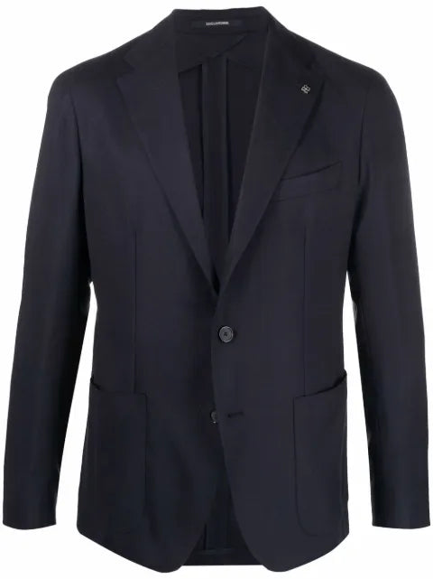 Tagliatore single-breasted virgin-wool blazer