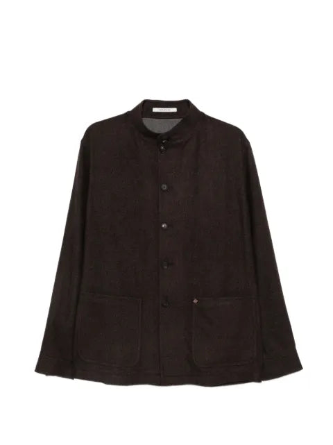 Tagliatore G-Klein button-up mandarin-collar jacket